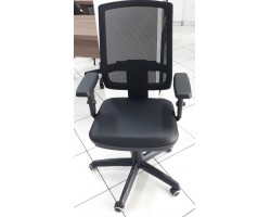 Cadeira Presidente Ergonomica Encosto em Tela e Braço 3D Múltiplas Regulagens